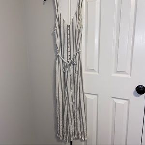 American Eagle Stripe Jumpsuit